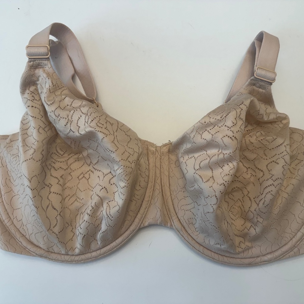 Wacoal Inside Job Unlined Underwire Bra size 34G nude/sand